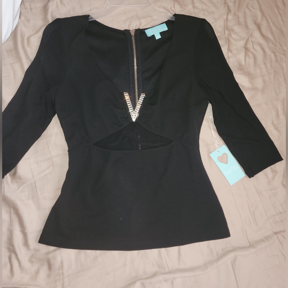 Long sleeve black shirt